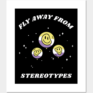 Fly Away From Stereotypes Posters and Art